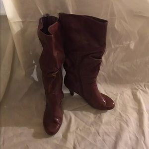 Brown Heeled Guess Boots